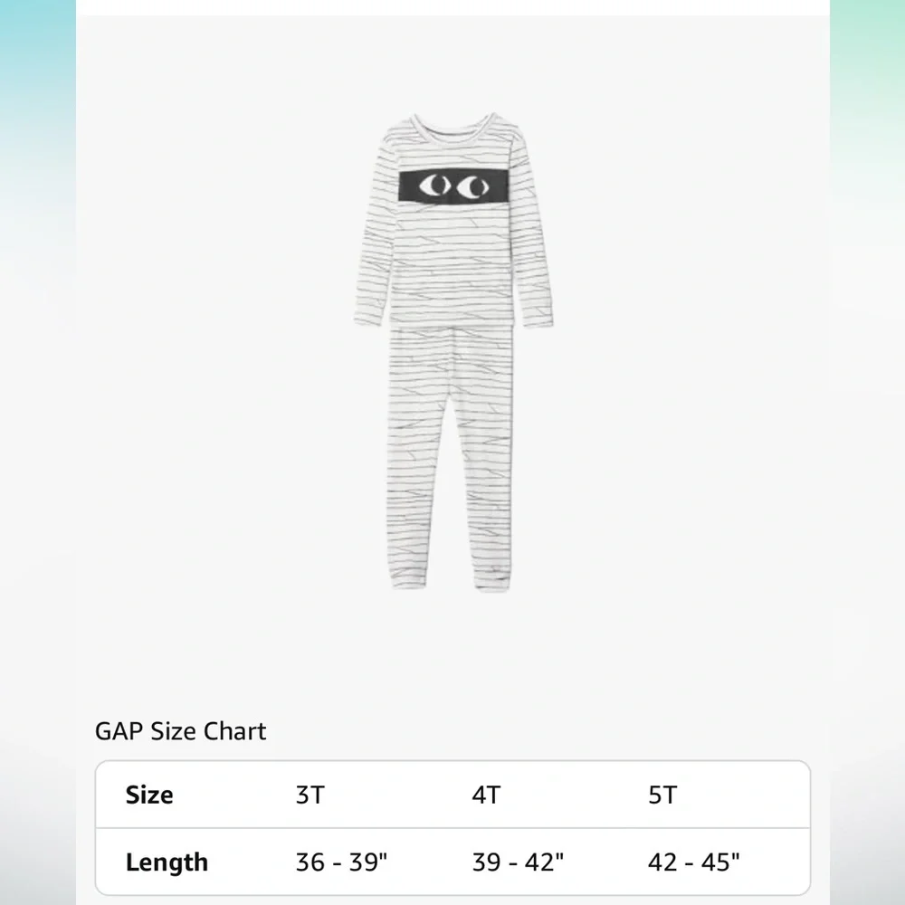 GAP Baby Toddler Long John Pajama Set